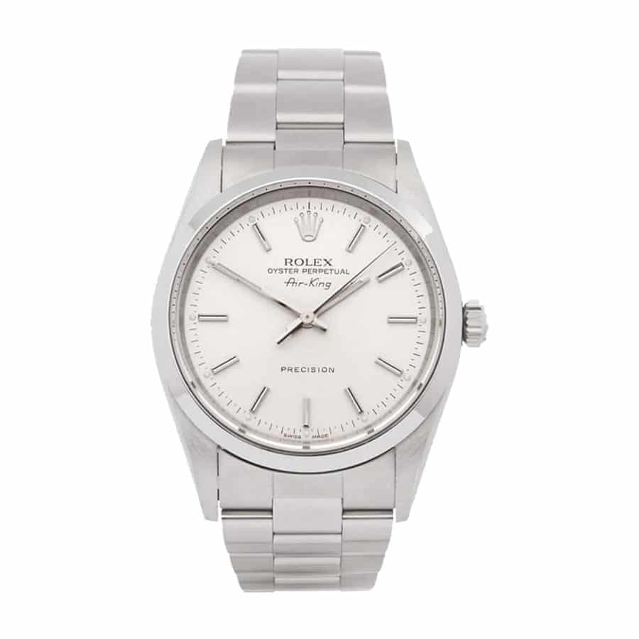 White Dial Stainless Steel 34mm Unisex