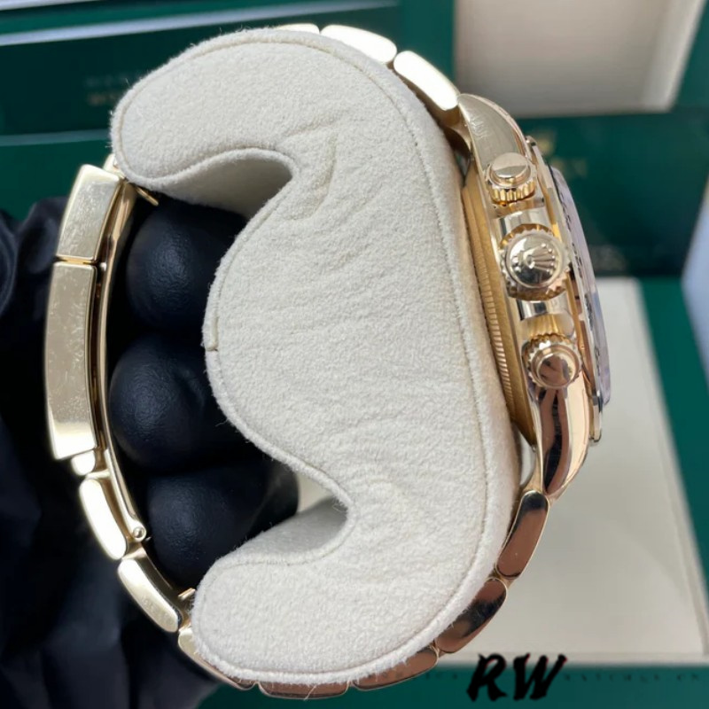 White Index Dial Yellow Gold 40mm Men