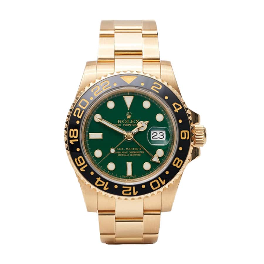 Green Dial Yellow Gold 40mm Men