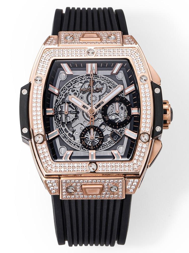 The Sovereign Rose Gold Diamond‑set Racing Chronograph