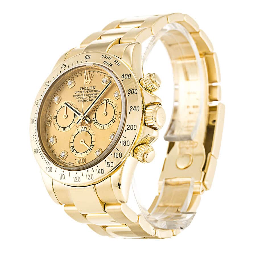 Black Dial Yellow Gold 40mm Men