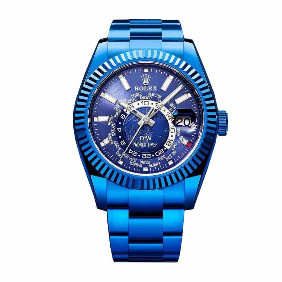 Blue Worldtimer DLC 42mm Men