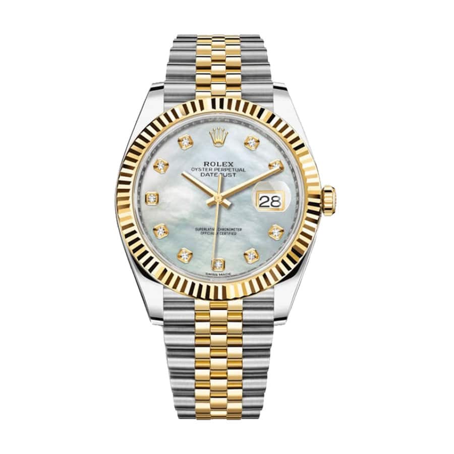 Mother Of Pearl Dial Two-Tone 41mm Men