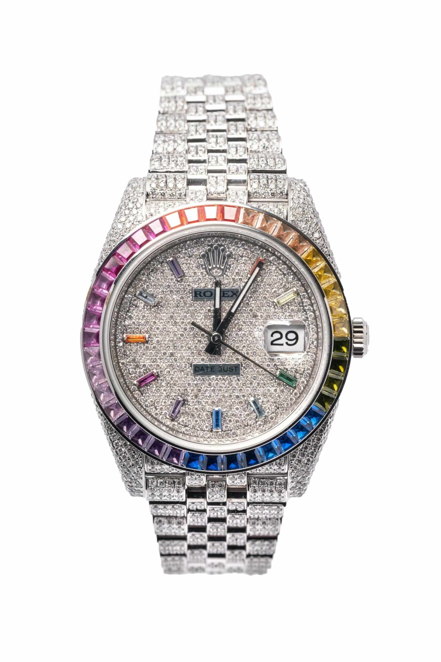 Rainbow Dial Stainless Steel 41mm Men