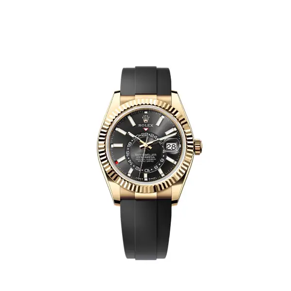 Yellow Gold Black Dial 42mm Men