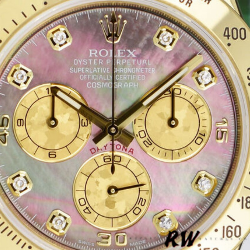 Black MOP Diamond Dial Two-Tone 40mm Men