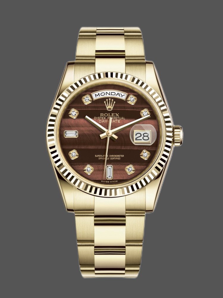 Oyster Bracelet Diamond Bulls Eye Dial Date