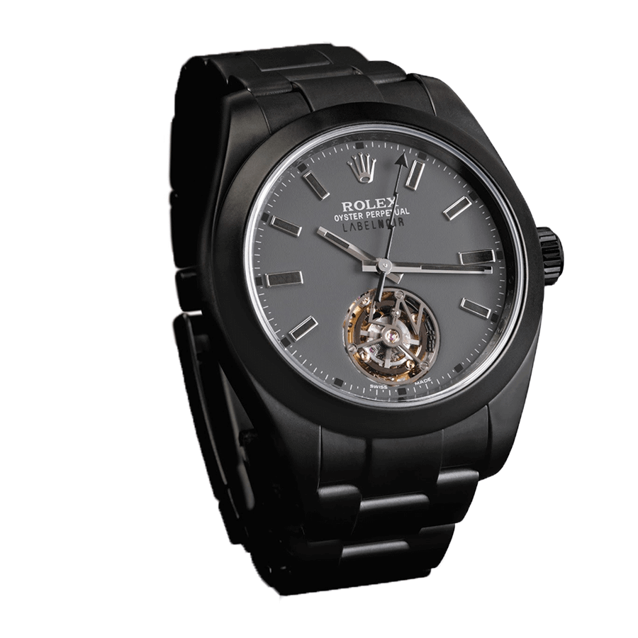 Black Dial Stainless Steel 40mm Men