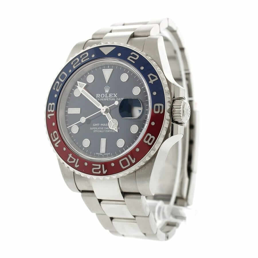 Pepsi Bezel White Gold 40mm Men