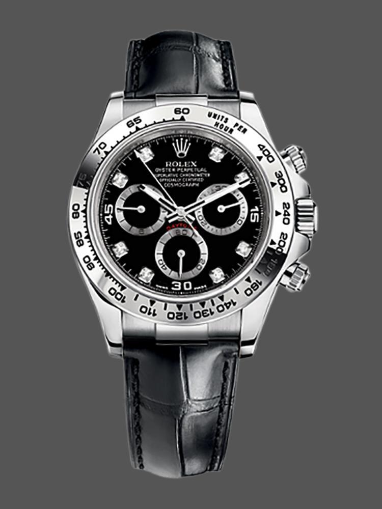 Black Diamonds Dial Chronograph 40mm Mens