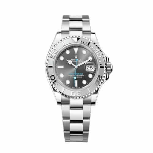 Rhodium Dial Stainless Steel 40mm Men