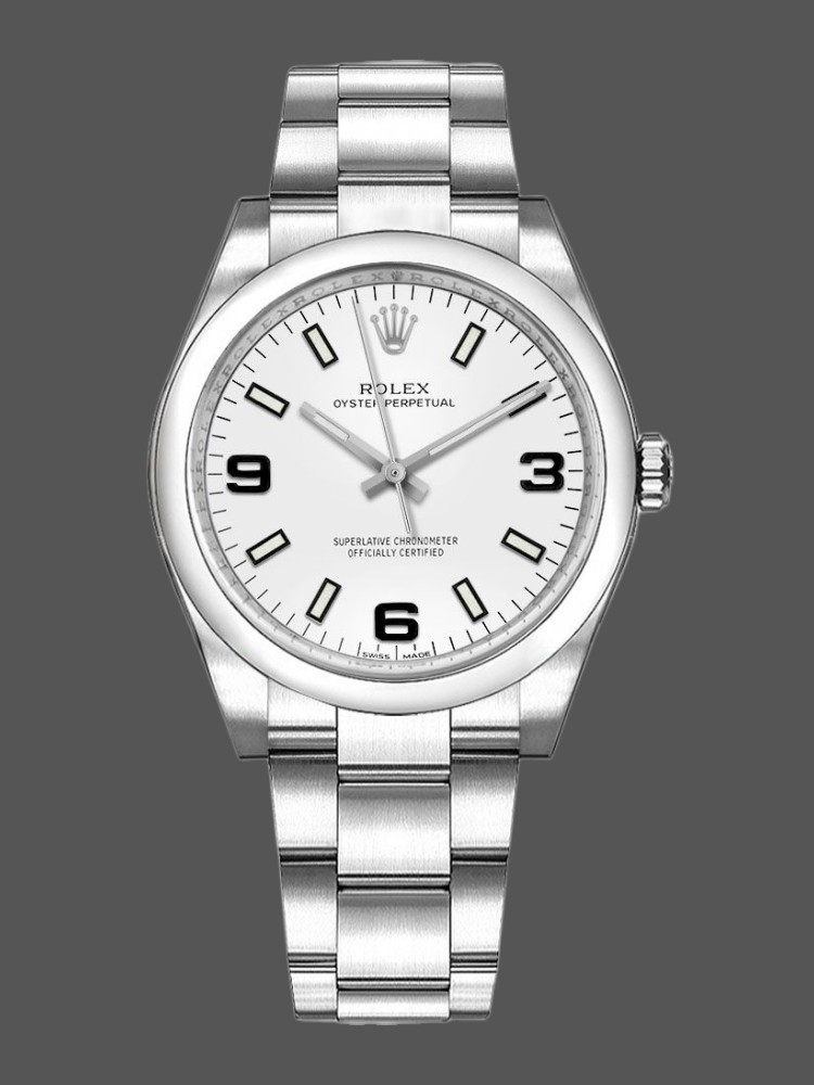 White Dial Aviation Style Automatic 34mm Unisex