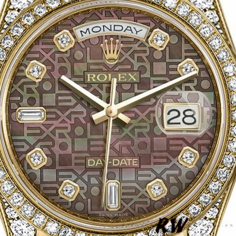 Mother of Pearl Jubilee Diamond Dial Date