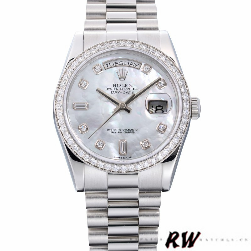 White MOP Dial Date