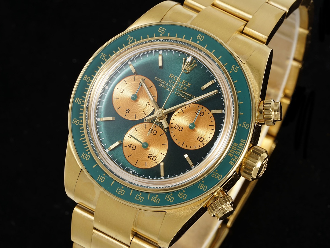 Yellow Gold Black Dial 40mm Men