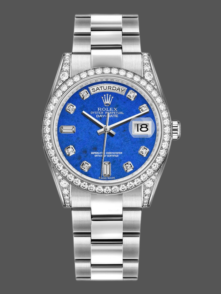 Diamond Bezel Blue Dial