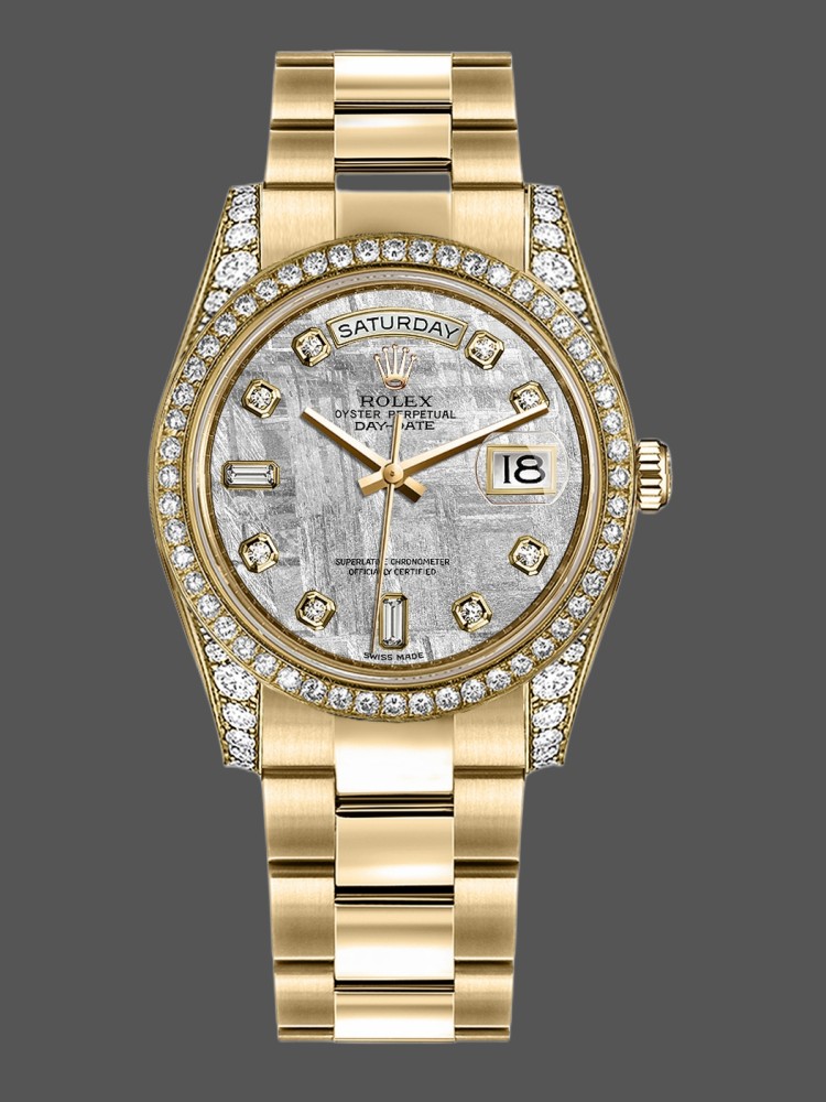 Diamond Bezel Meteorite Dial