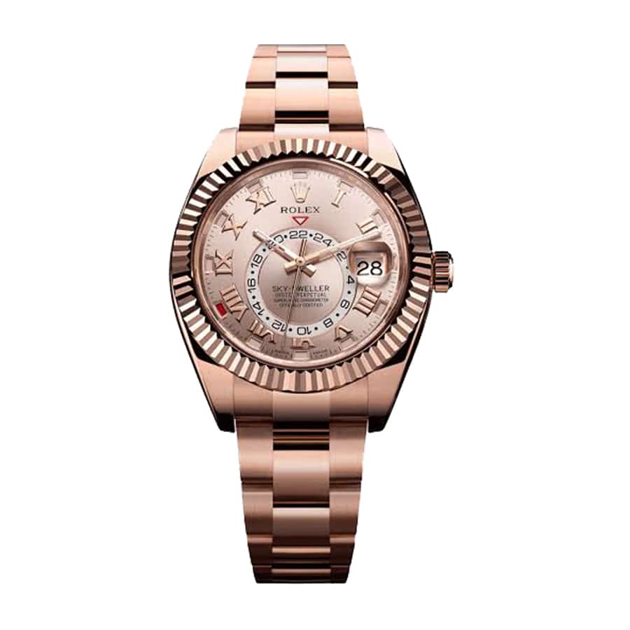 Rose Gold Black Dial 42mm Men