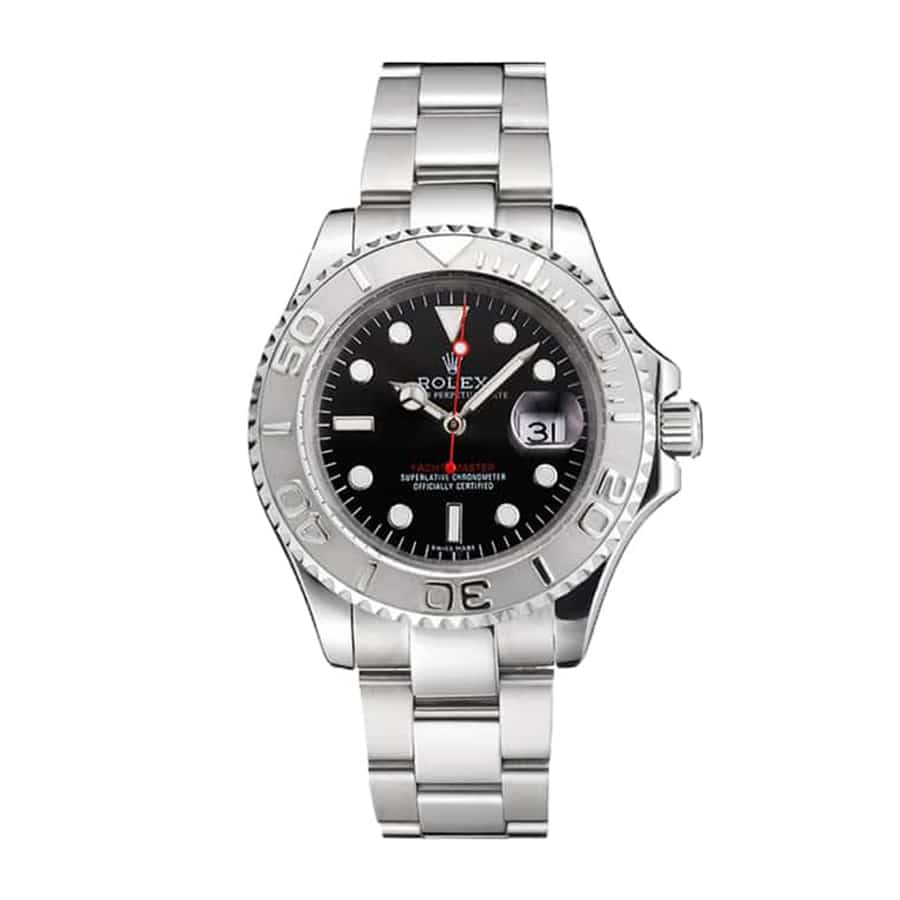Rhodium Dial Stainless Steel 40mm Men