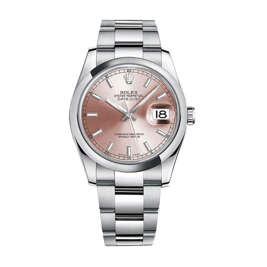 White Dial Stainless Steel 41mm Men