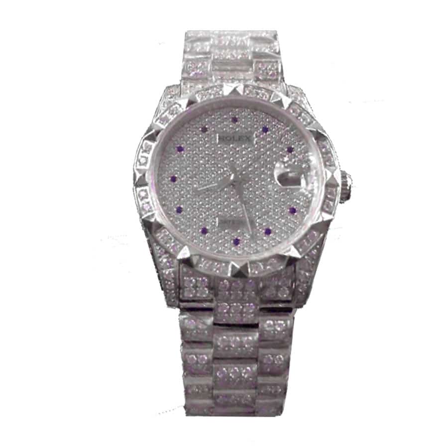 Diamond Dial White Gold 41mm Men