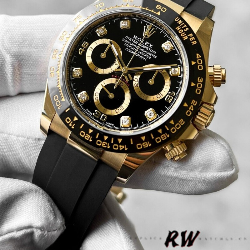 Black Diamond Dial Chronograph 40mm Mens