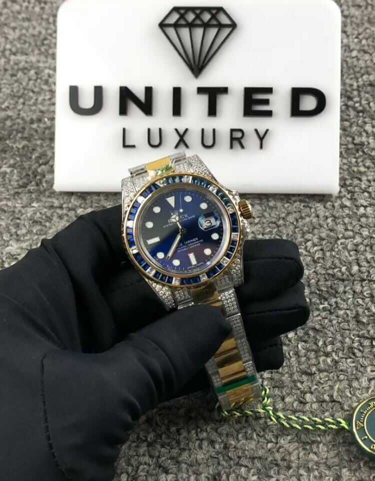 Blue Dial White Gold 40mm Men