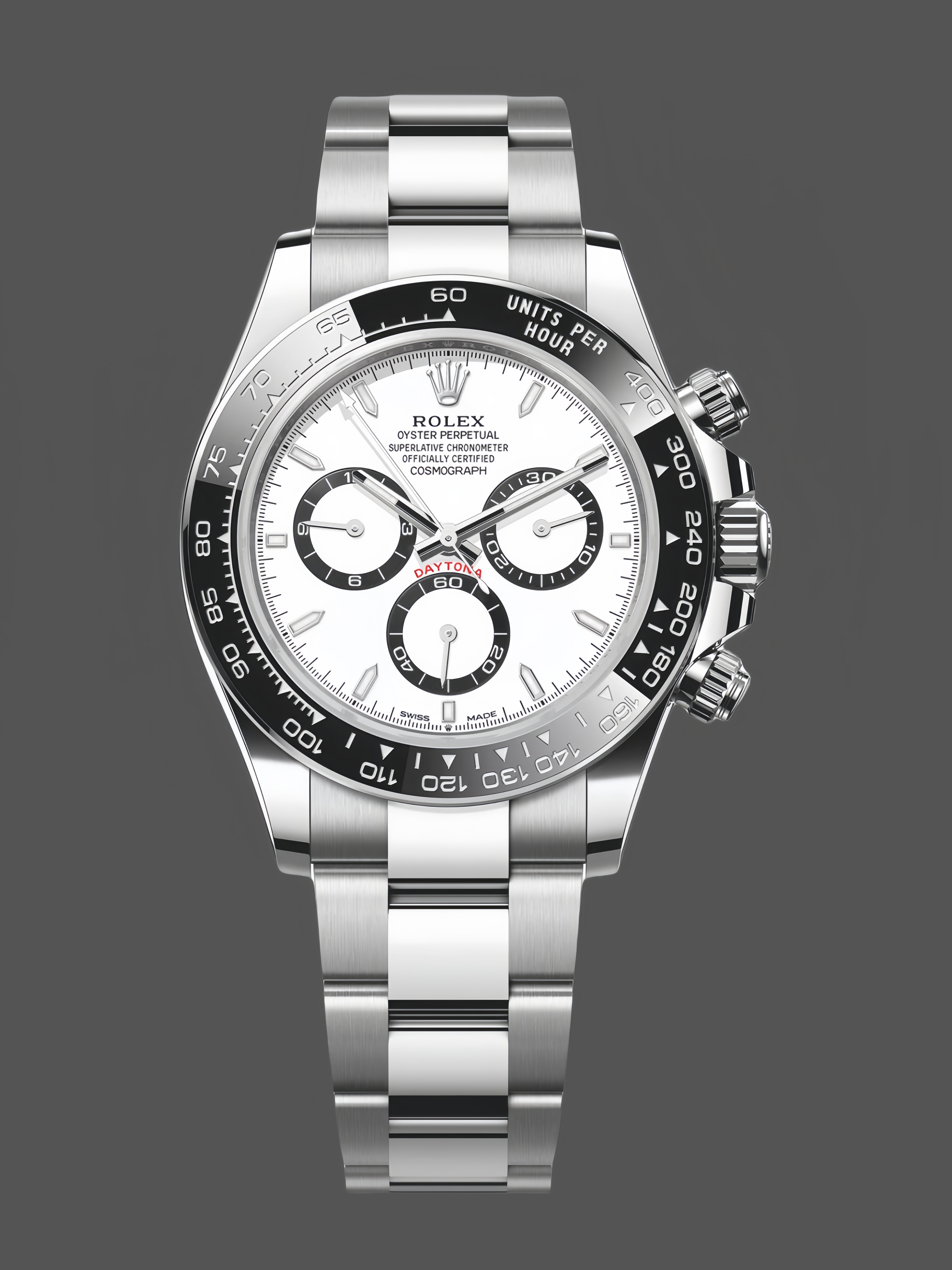 Oyster Oystersteel Black Dial 40mm Men