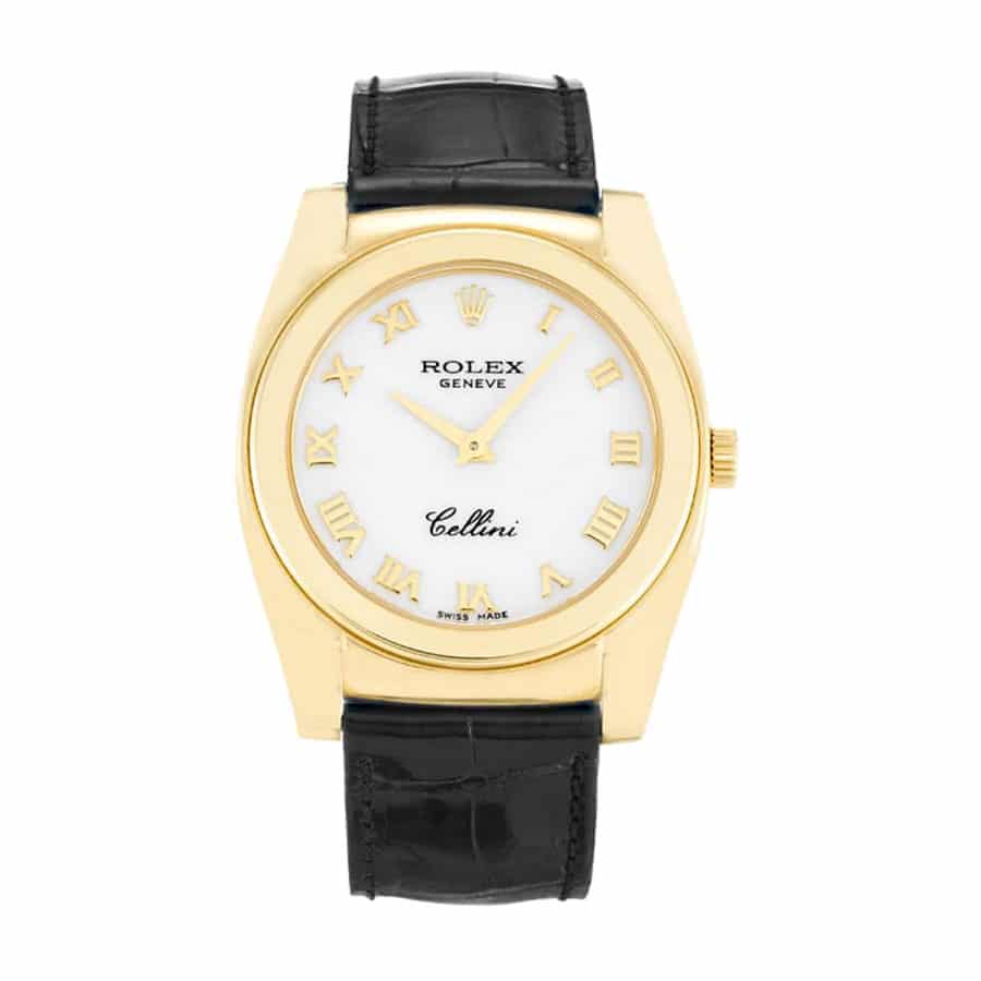 White Dial Yellow Gold 39mm Men