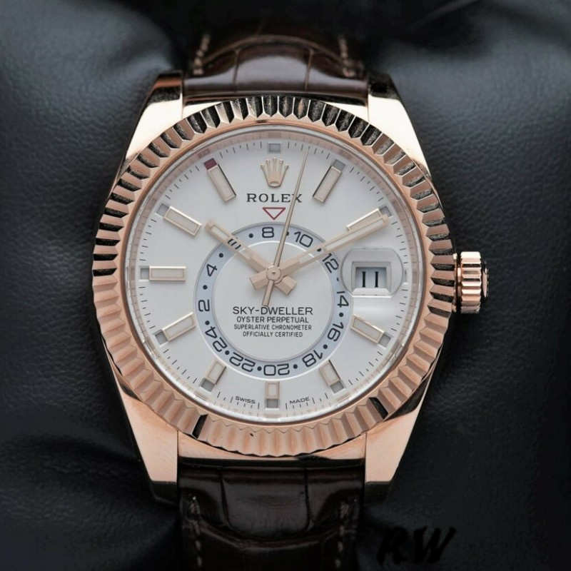 White Dial Rose Gold