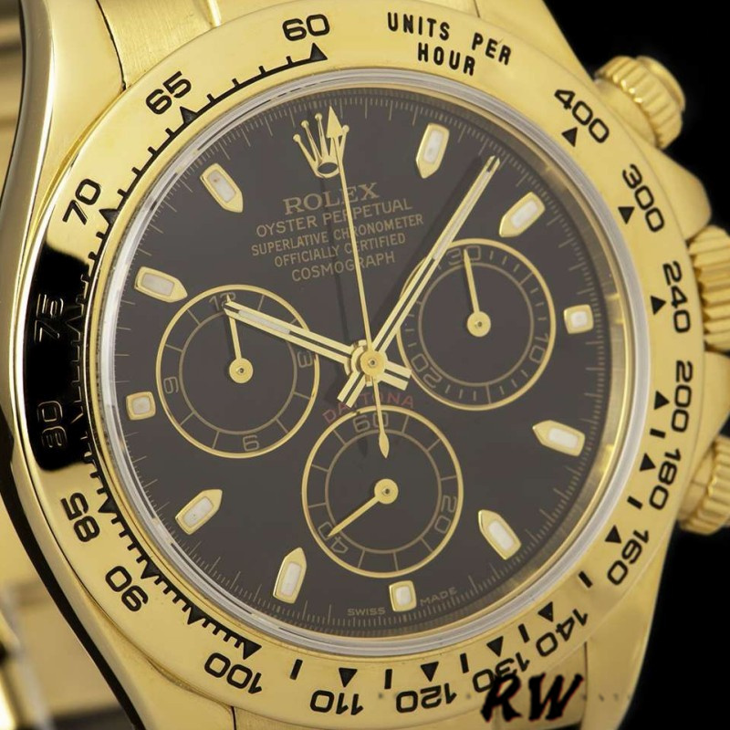 Black Leather Strap Chronograph