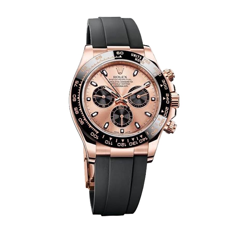 Rose Gold Black Dial 40mm Men