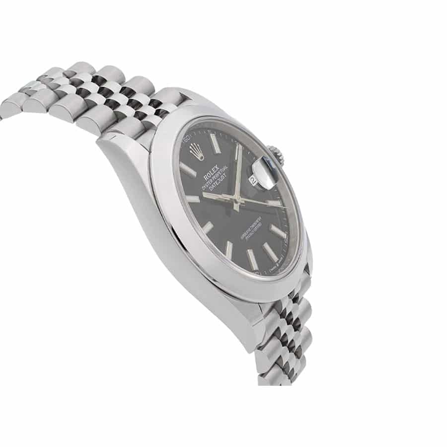 Black Dial Stainless Steel 41mm Men