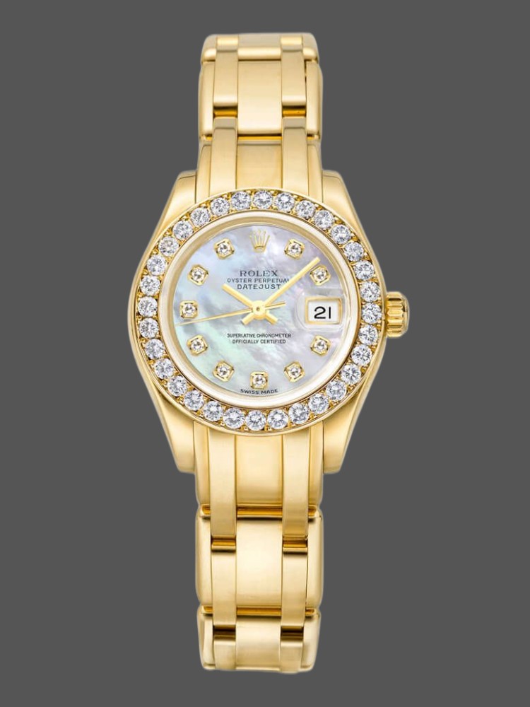 White MOP Dial Lady