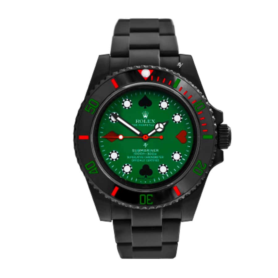 Green Dial Stainless Steel 40mm Men