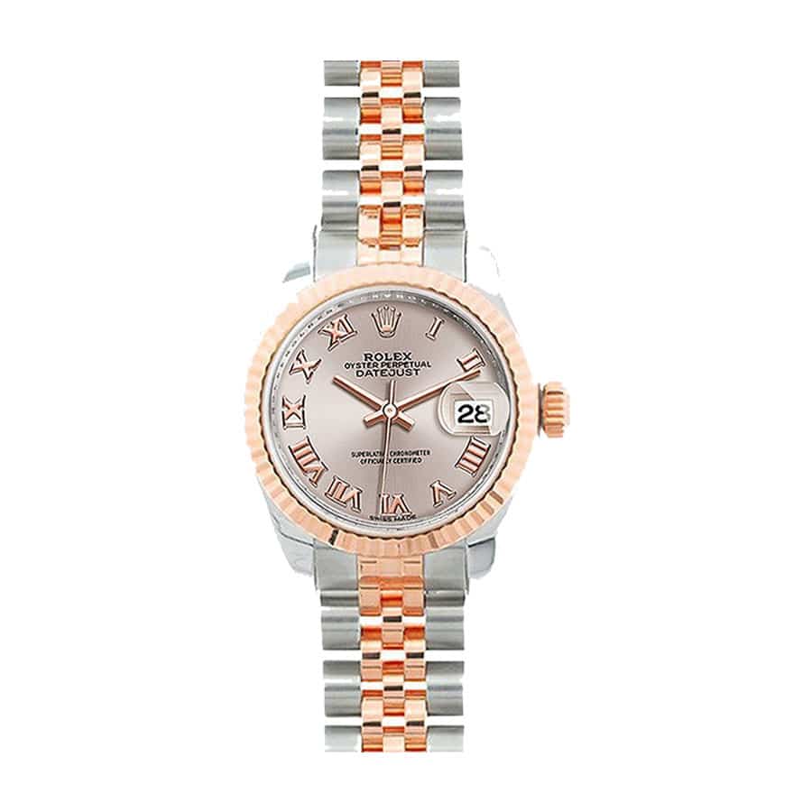 Pink Dial Everose Gold 28mm Lady