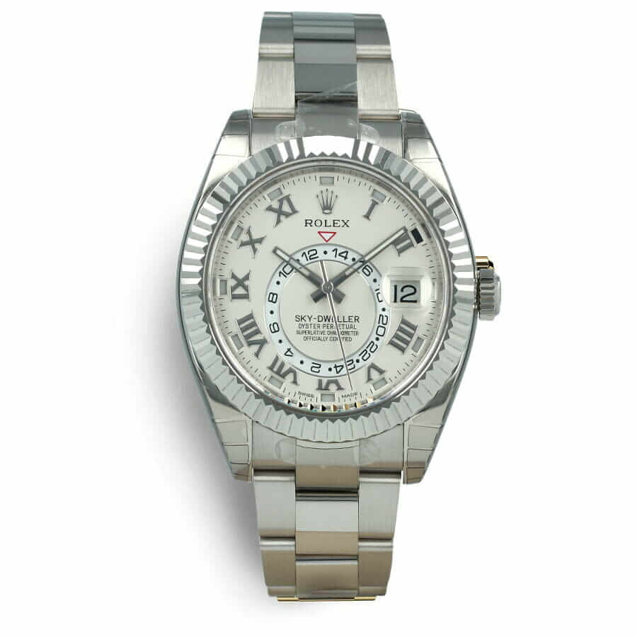 White Dial Yellow Gold 42mm Men