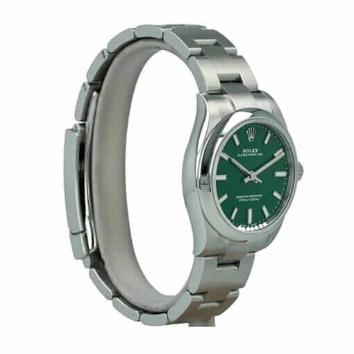 Green Dial Stainless Steel 28mm Lady