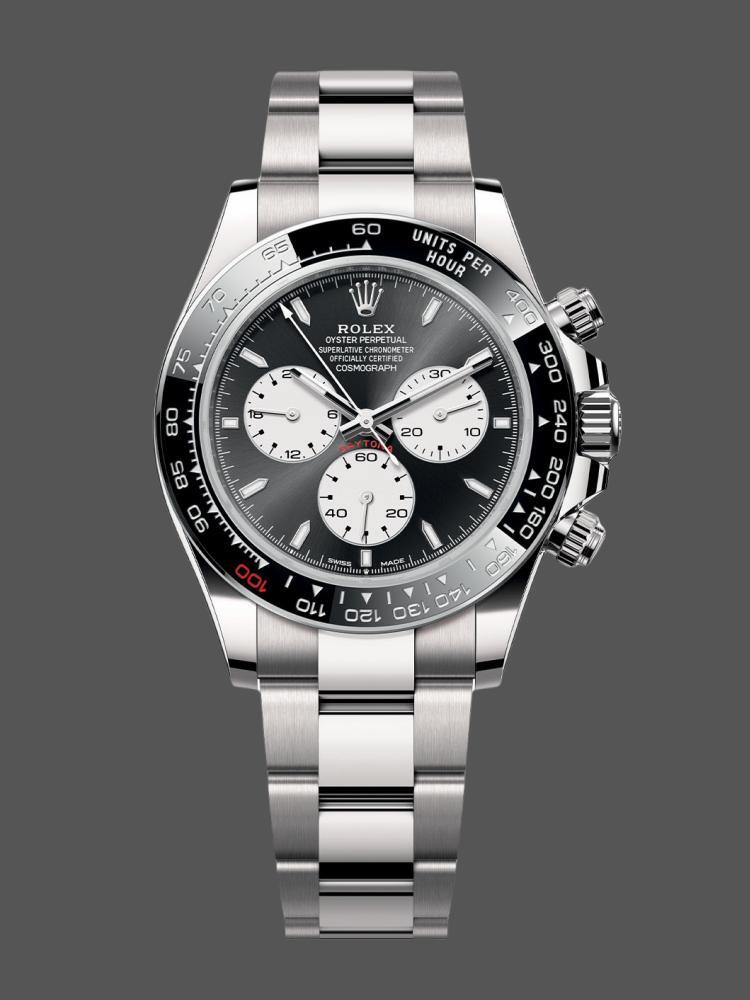 White Gold Black Dial 40mm Men