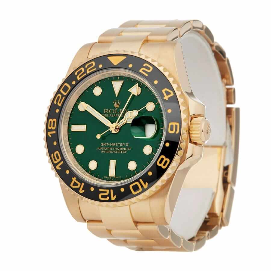 Green Dial Yellow Gold 40mm Men