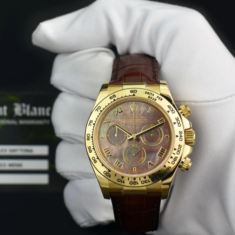 Rose Gold MOP Dial Chronograph 40mm Mens