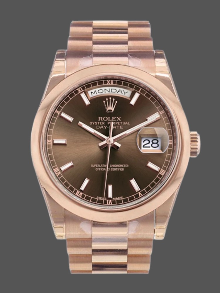 Rose Gold Chocolate Dial