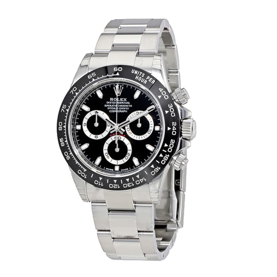 Black Dial Stainless Steel 40mm Men