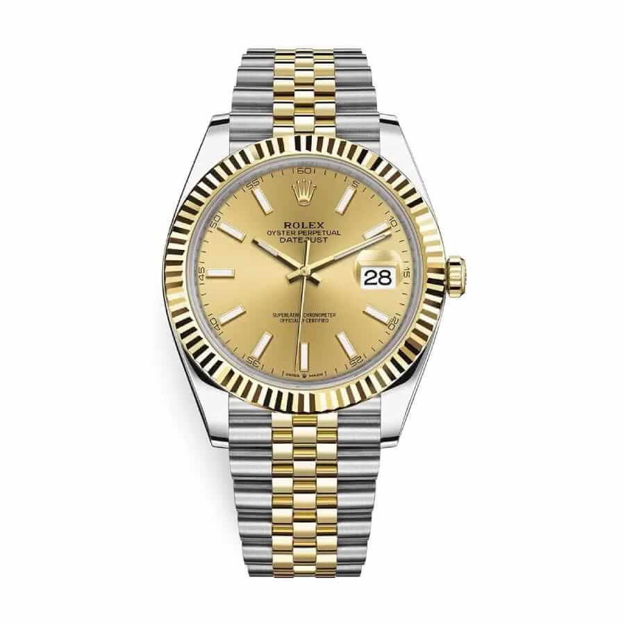 Champagne Dial Two-Tone 41mm Men
