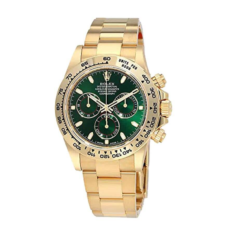 Green Dial Yellow Gold 40mm Men