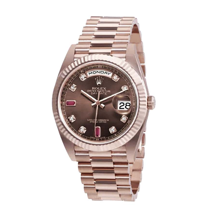Chocolate Dial Rose Gold 40mm Men