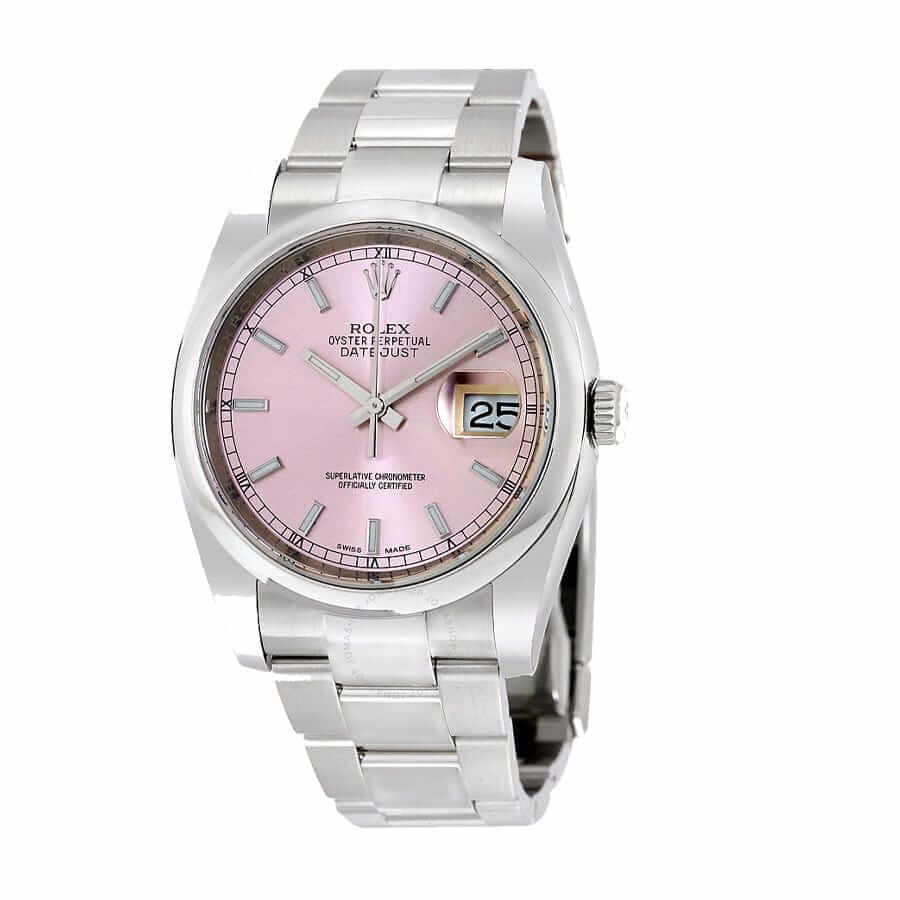 White Dial Stainless Steel 41mm Men