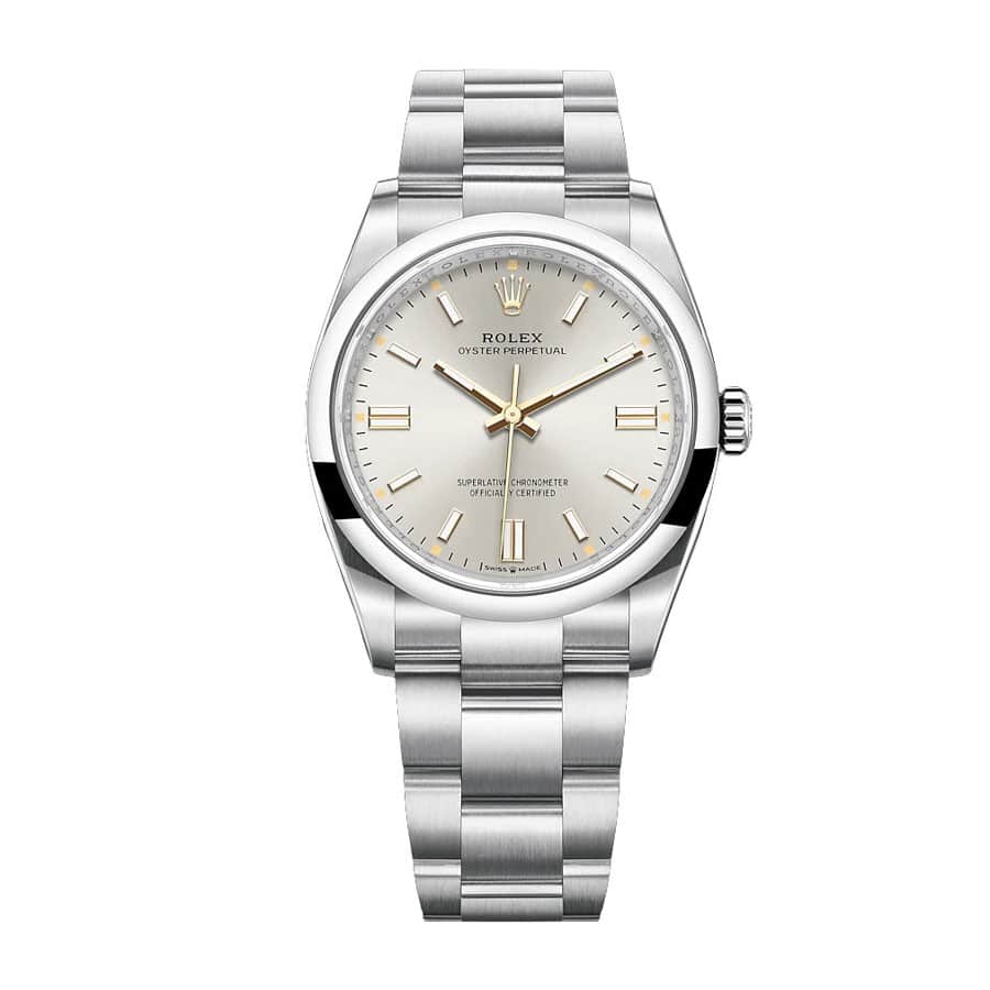 Grey Dial Stainless Steel 39mm Men