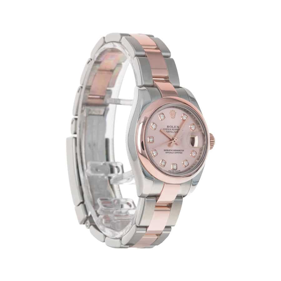 White Roman Dial Stainless Steel 28mm Lady