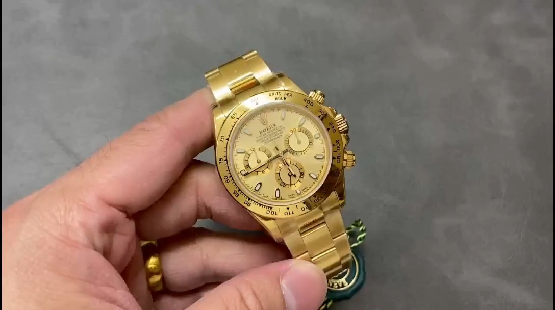 Champagne Index Dial Yellow Gold 40mm Men
